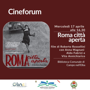 Al cineforum in biblioteca &quot;Roma città aperta&quot; di Roberto Rossellini