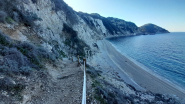 Ultimati i lavori di sistemazione e messa in sicurezza del sentiero di accesso alla spiaggia di Sansone