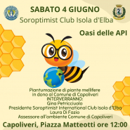 OASI DELLE API, Soroptimist e Comune di Capoliveri per la tutela delle api del nostro territorio