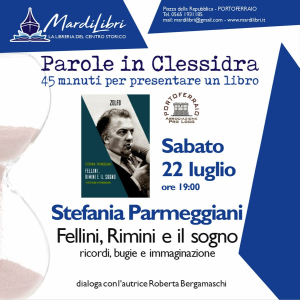 Parole in Clessidra presenta “Fellini, Rimini e il sogno” di Stefania Parmeggiani