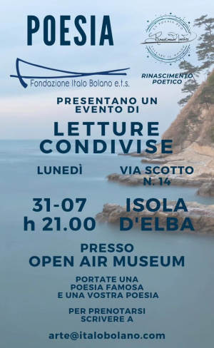 Letture condivise - Serata di poesia all&#039;Open Air Museum Italo Bolano