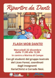 Il 22 dicembre a Marina di Campo un Flash mob dedicato a Dante