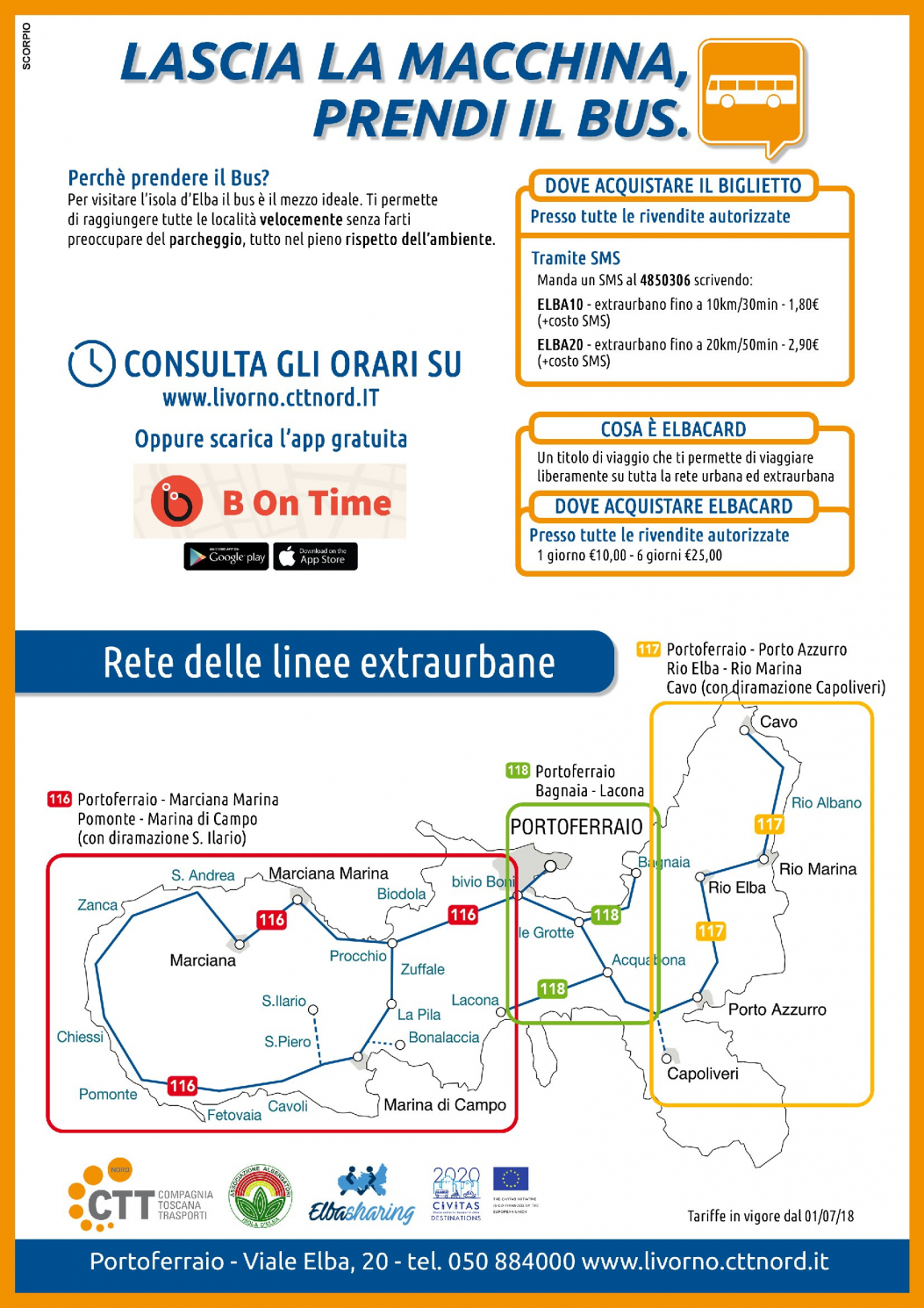 Volantino CTT Nord Lascia la macchina prendi il bus VOLANTINO