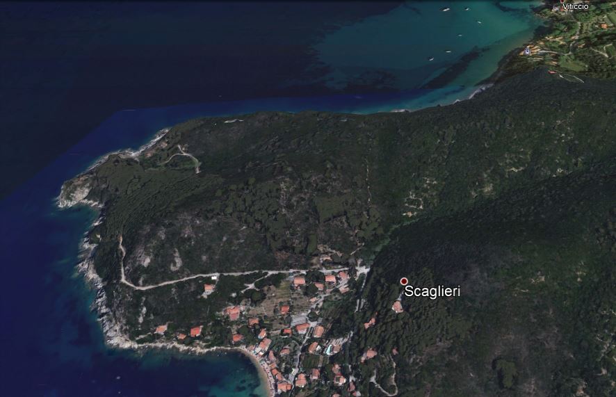 Cancello sentiero Punta Penisola GOOGLE MAP