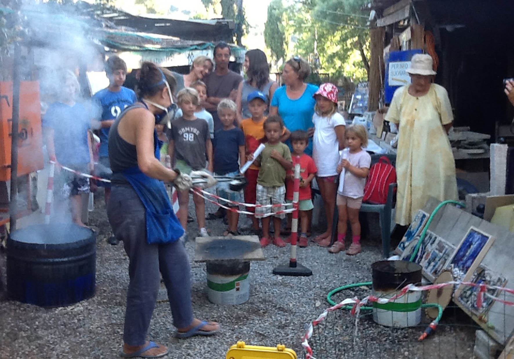 Esperienza raku al Open Air Museum
