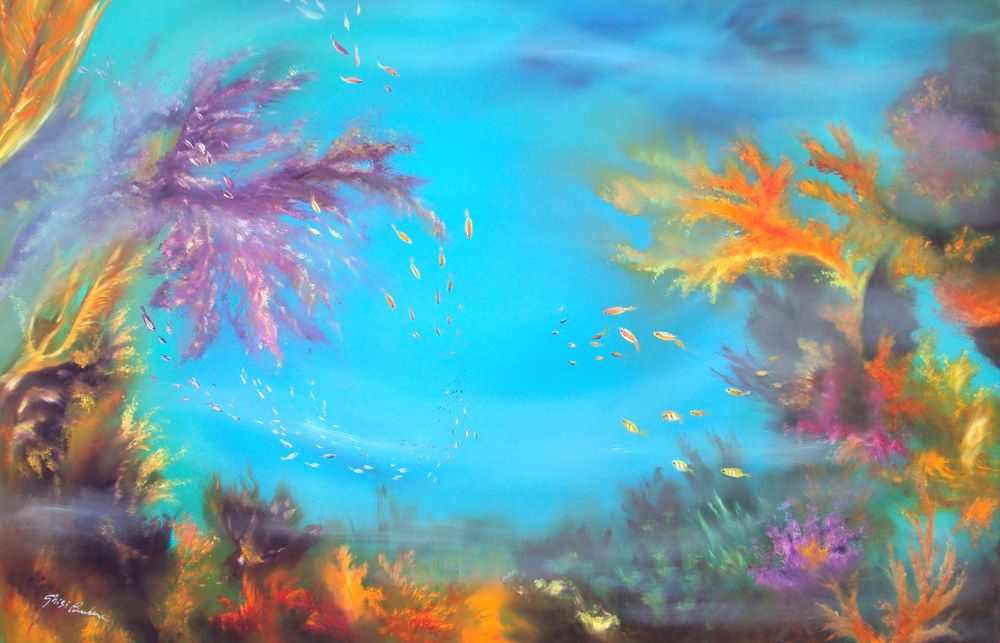 47-Aquarius, 2011. Olio su tela, cm 100x150 (disponibile)