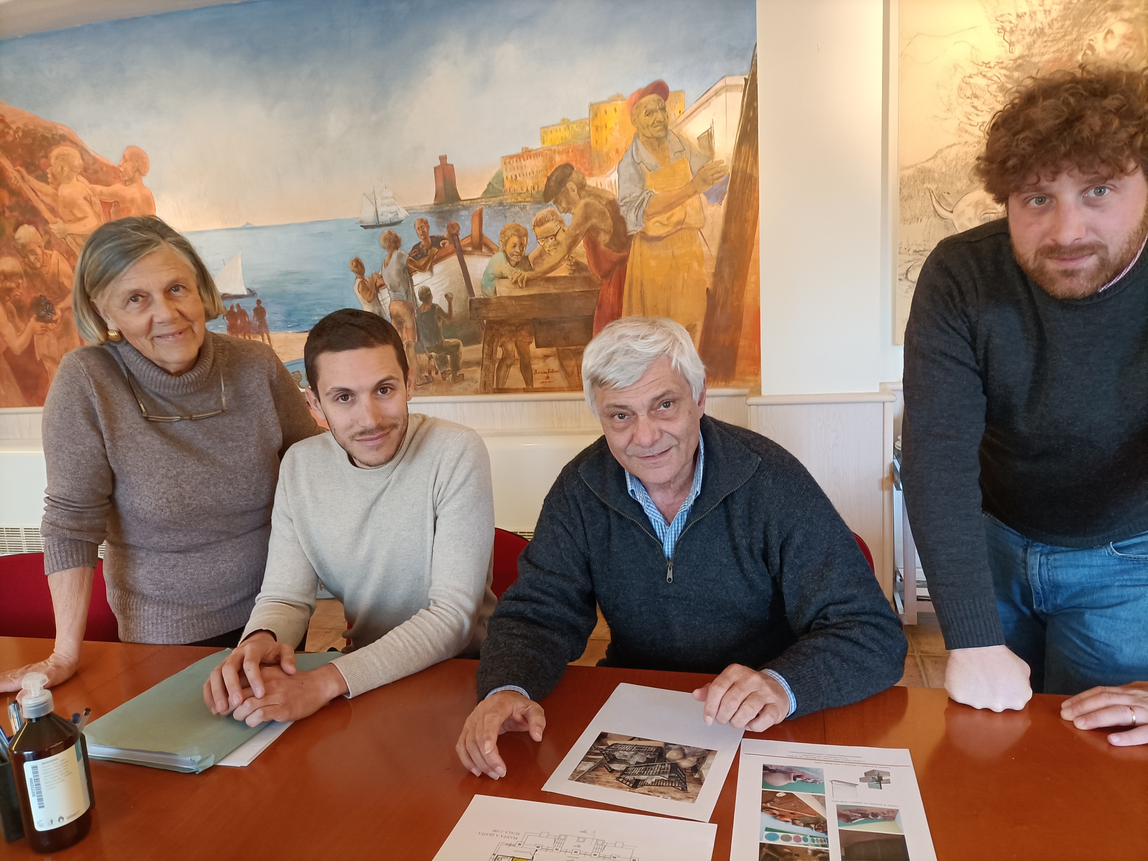 il gruppo al lavoro sul progetto