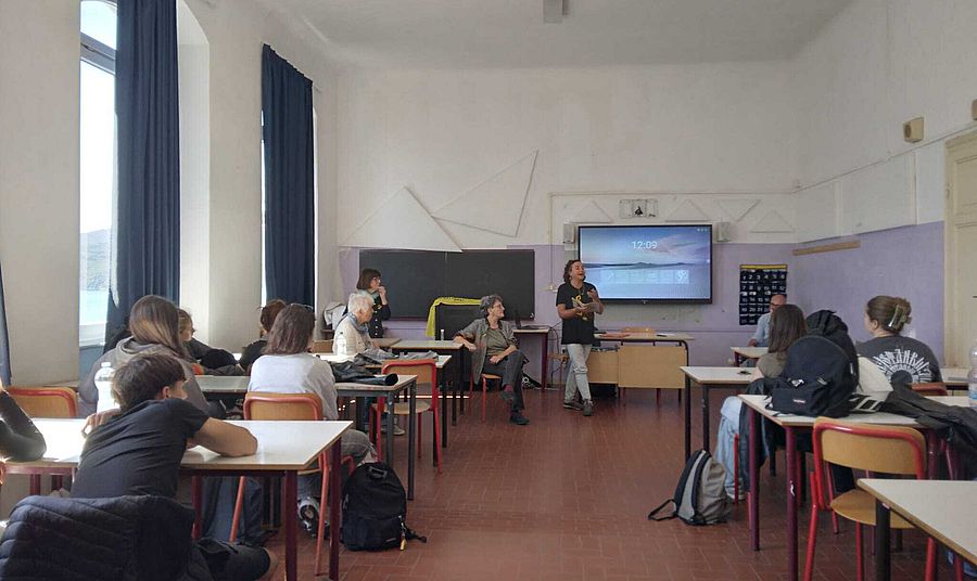 IN classe con Marilena SAngalli