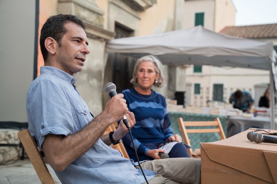 Il vincitore Fulvio Bertuccelli e Ilide Carmignani