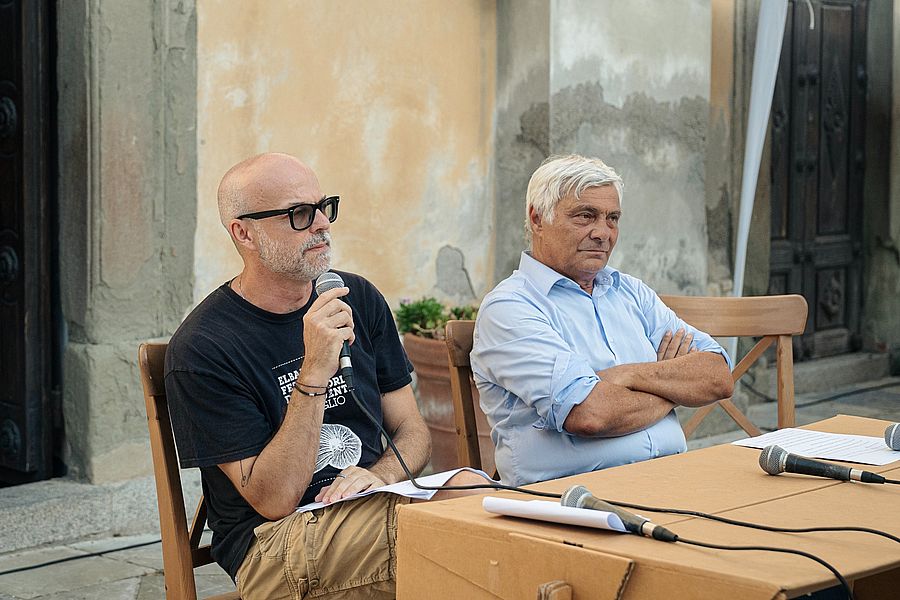 Il direttore artistico Marco Belli e in sindaco Marco Corsini