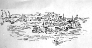 Portoferraio, disegno di Paul Klee