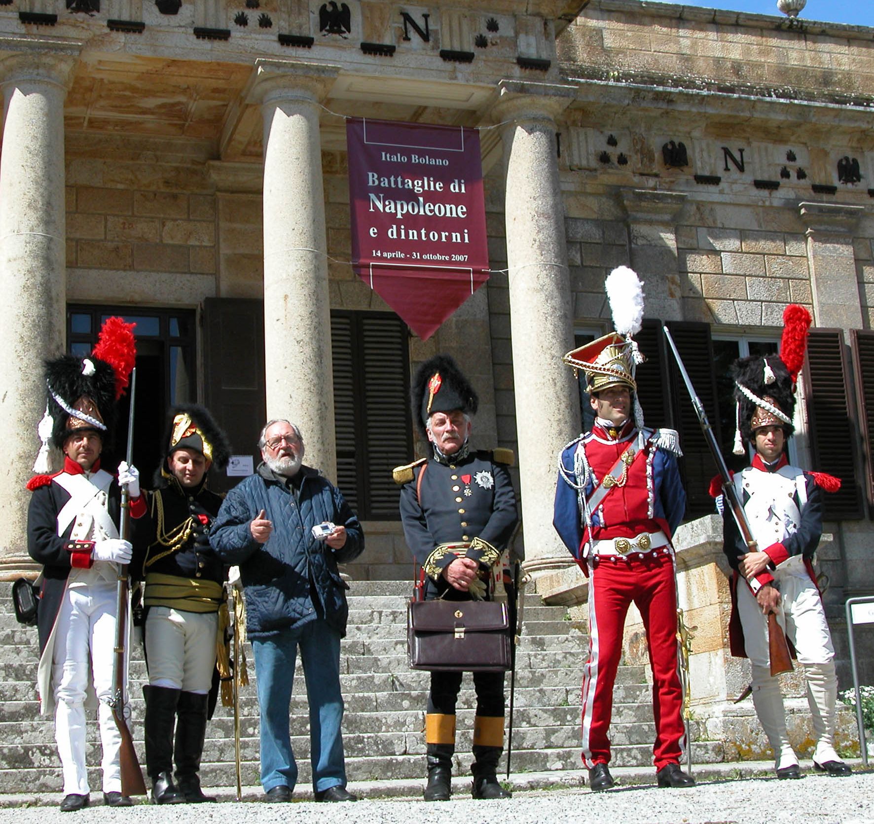 con figuranti Napoleone