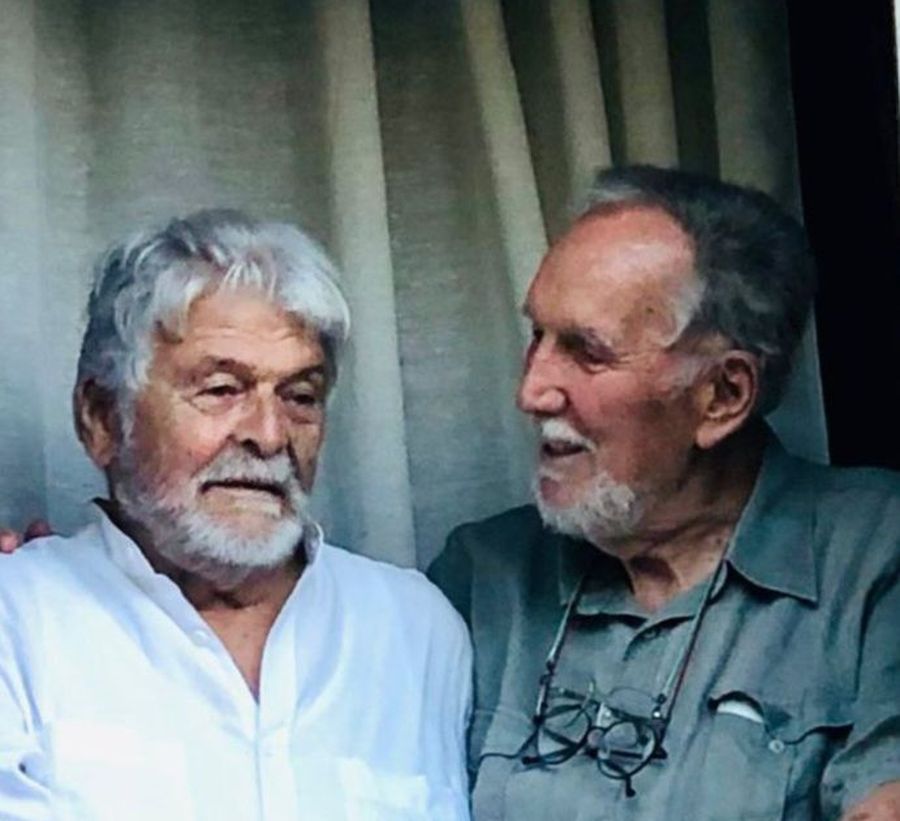 tanelli a sinistra e ferruzzi alla mostra di poggio