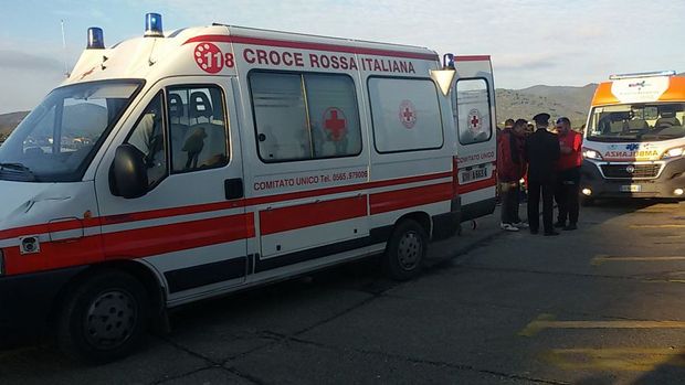 morto campo ambulanze