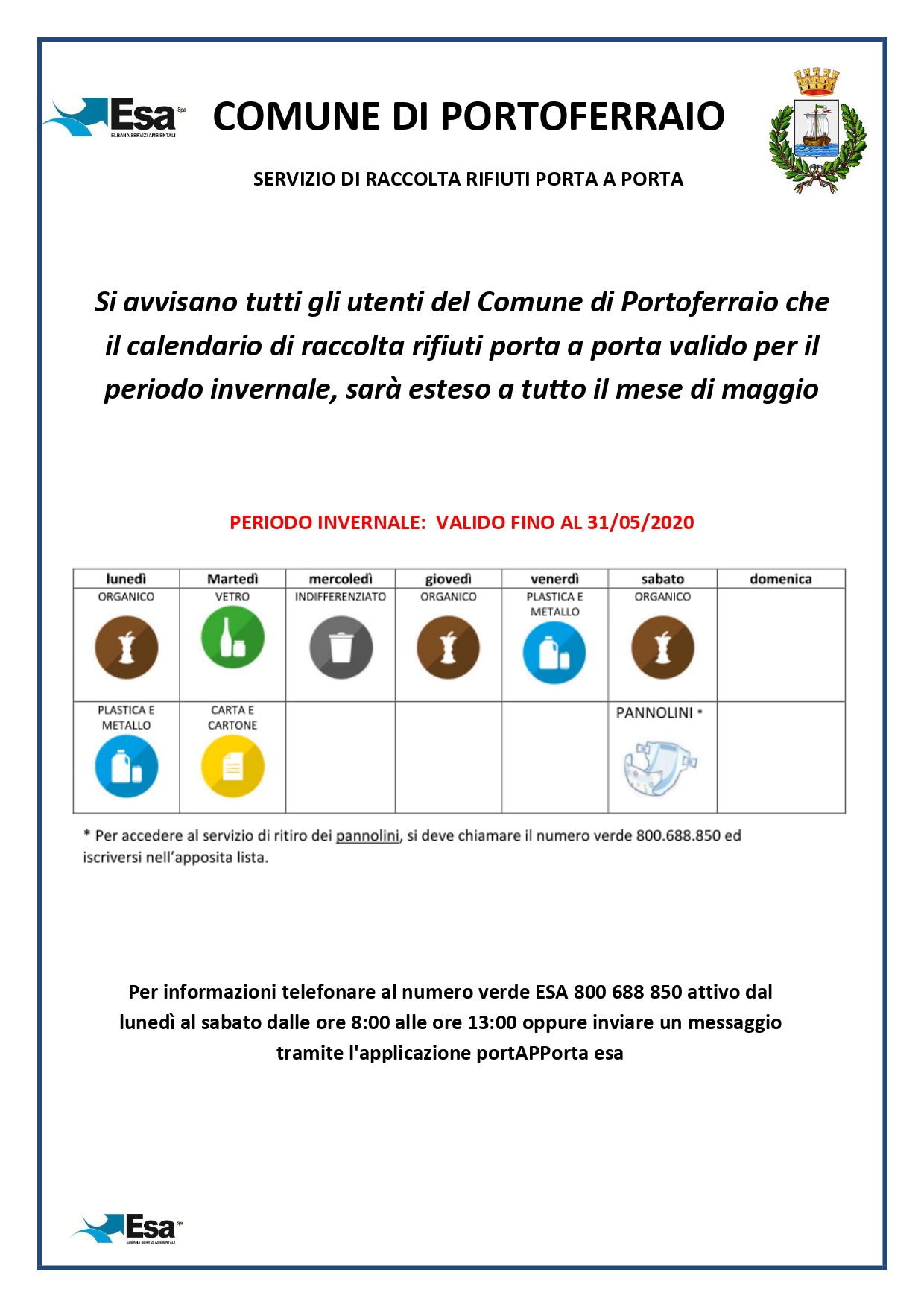 Portoferraio - informativa preseguo calendario invernale page-0001 1