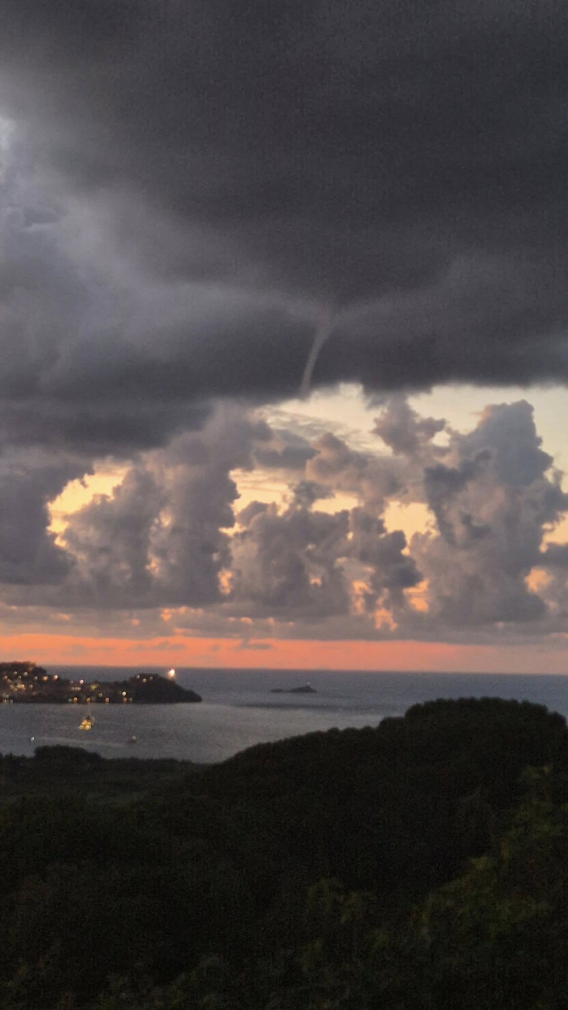 Mini Tromba d'aria su Portoferraio