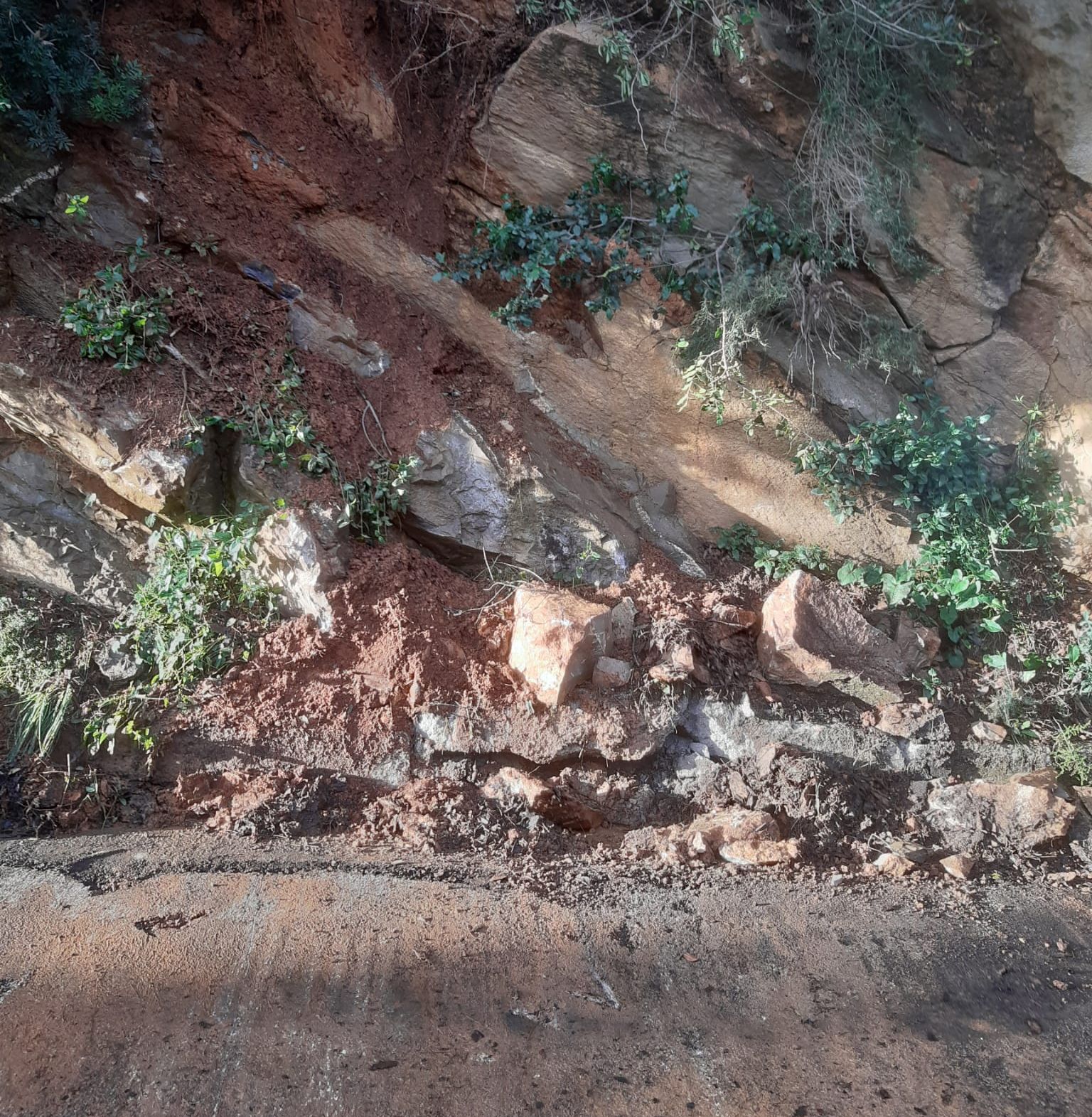 smottamenti su strada