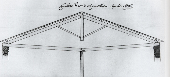 Capriata puntellata dell’arsenale delle galeazze 6