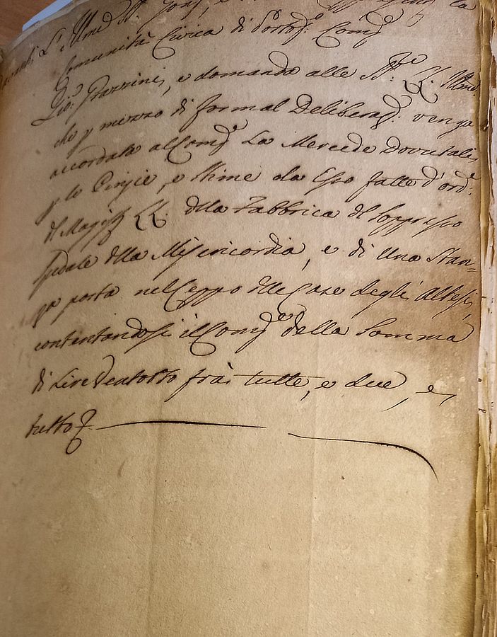 Comparsa dell’ing Giovanni Grazzini davanti alla magistratura comunitativa 4