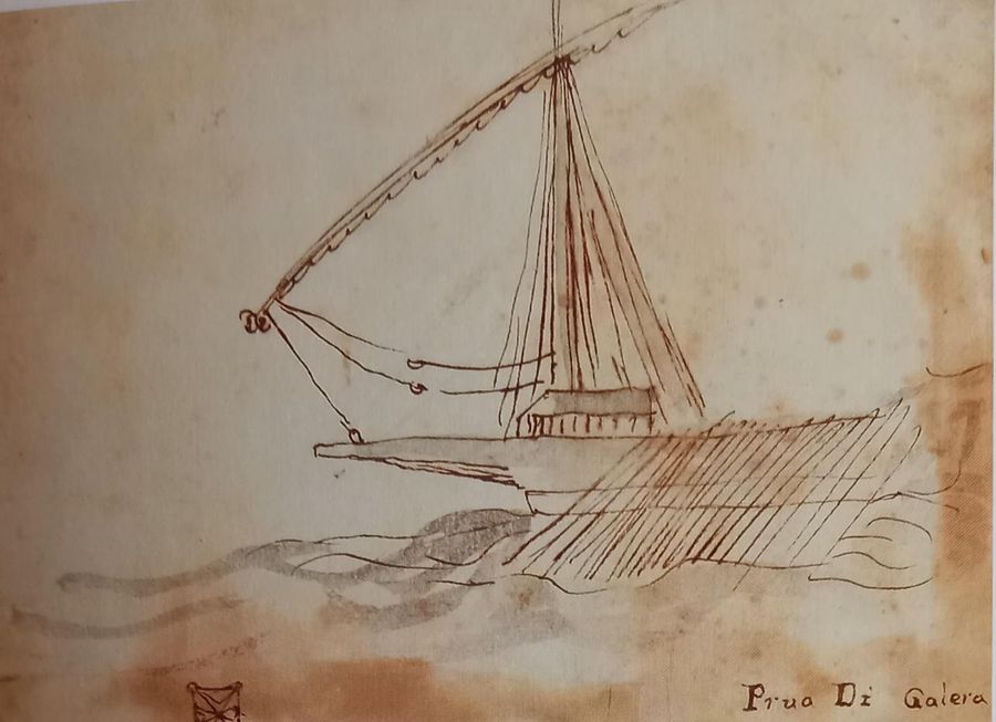 IGNAZIO FABRONI. Galera stefaniana in navigazione 3