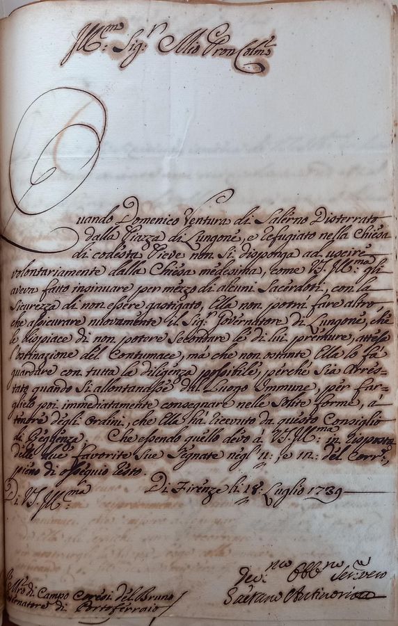 Lettera di Gaetano Antinori 3