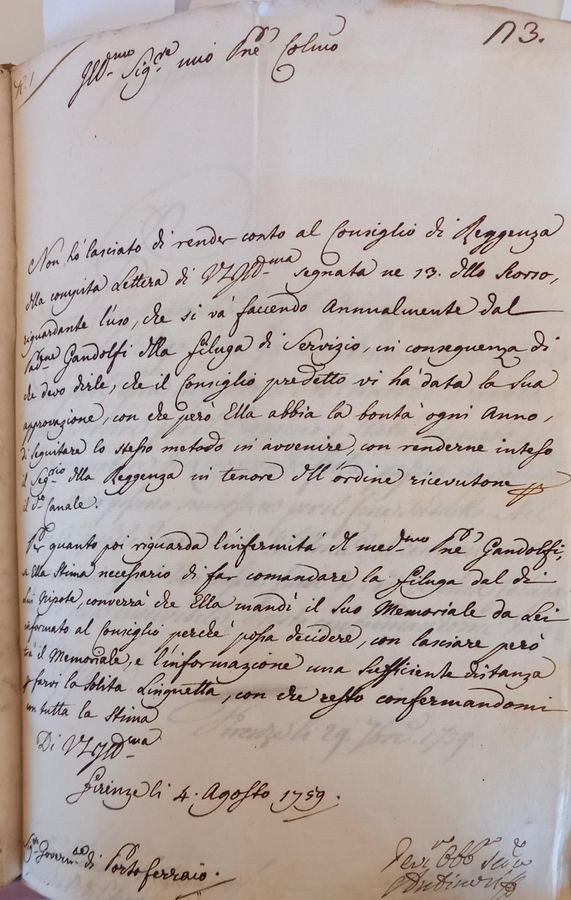 Lettere di magistrati e tribunali dal 1730 al 1770 5