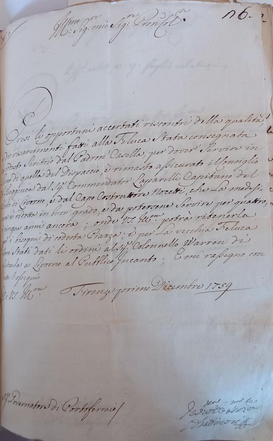 Lettere di magistrati e tribunali dal 1730 al 1770 7