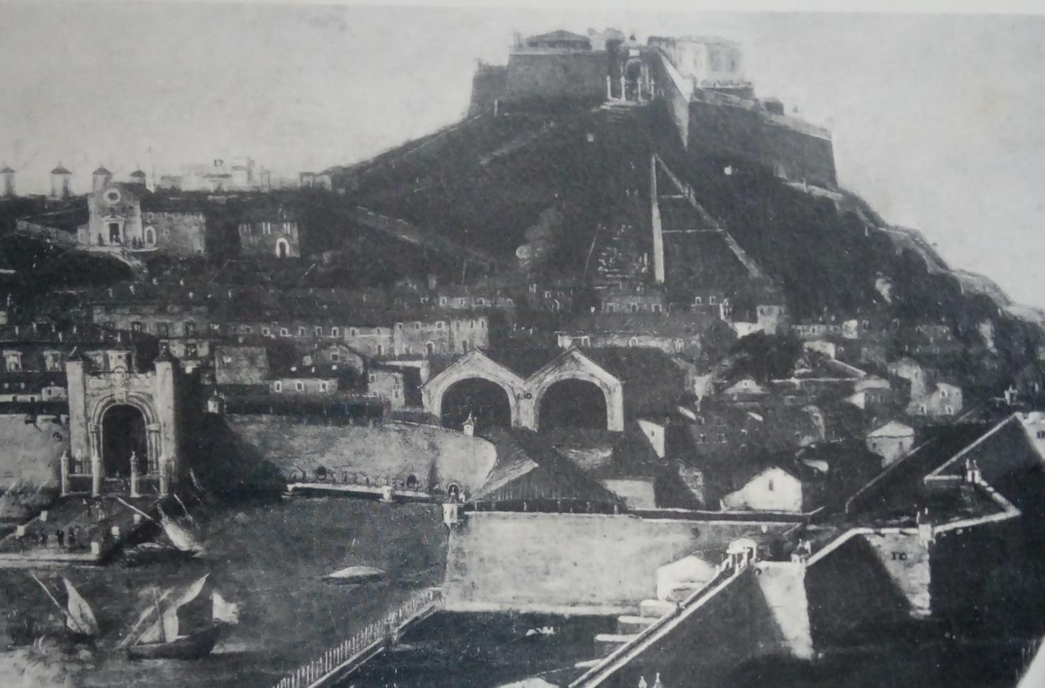 Prospettiva della città di Porto e fortezze di Portoferraio 8