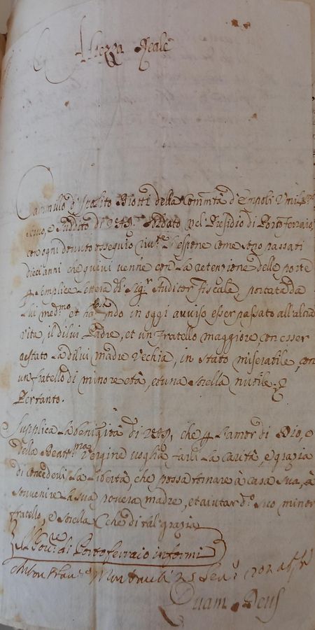 Supplica al granduca di Camillo d’Ippolito Biotti 2