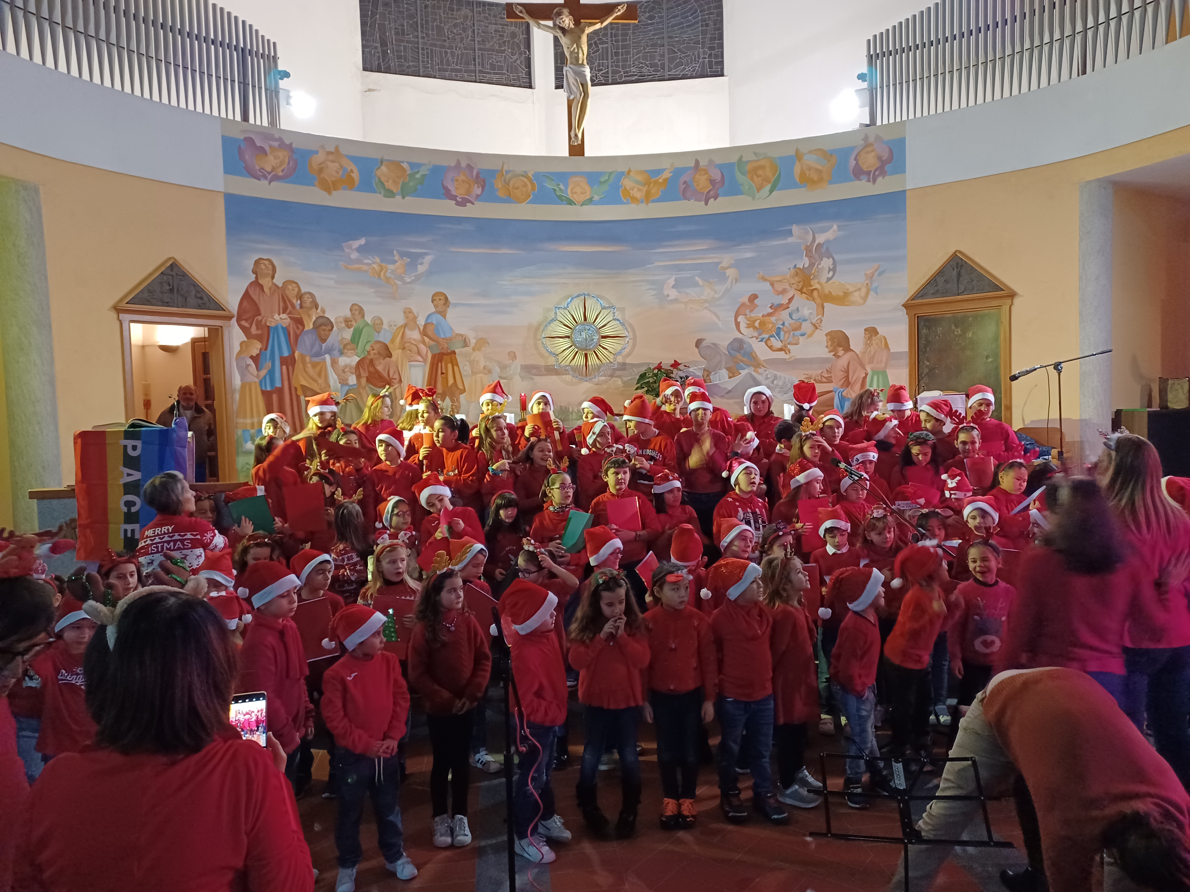 Concerto di canti natazlizie dal coro dei bambini della Scuola San Rocco