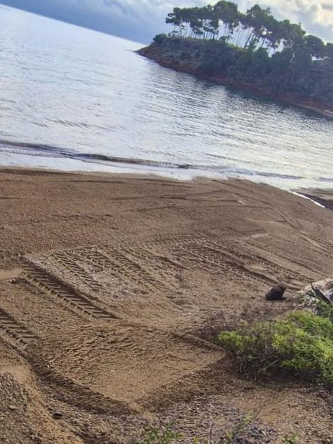 Spiaggia di Ferrato manutenzione 2