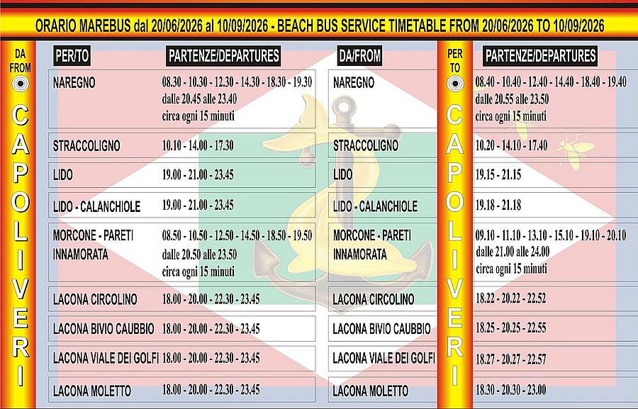 orari marebus capoliveri