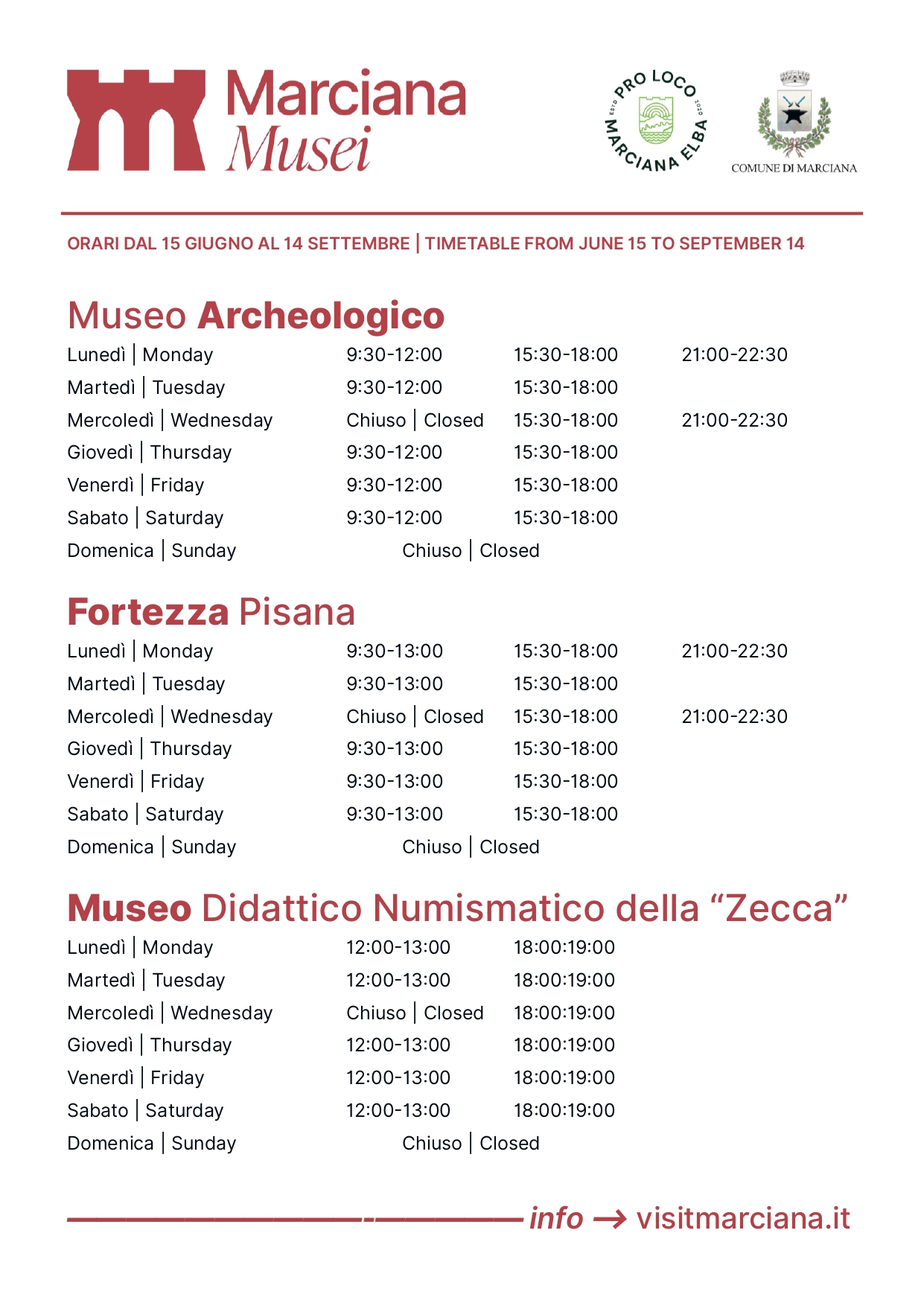 A4 Orari musei estate page 0001