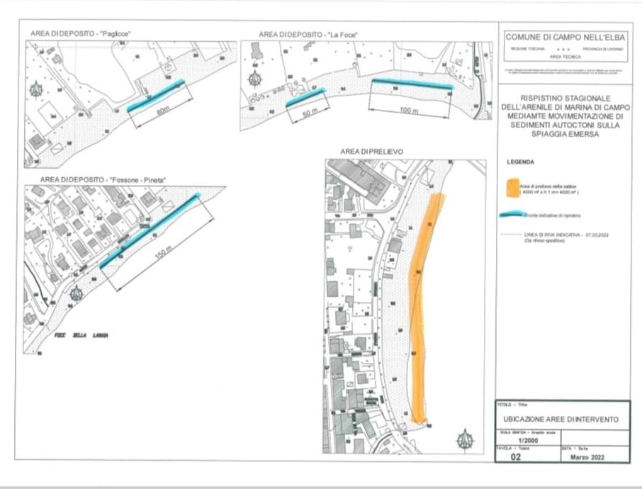 planimetria spiaggia campo q