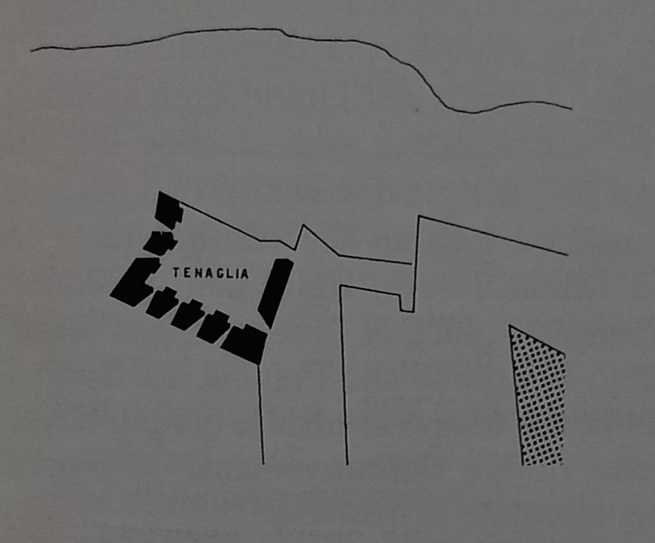 Bastione “Coda di rondine di S. Fine”. Figura schematica 2