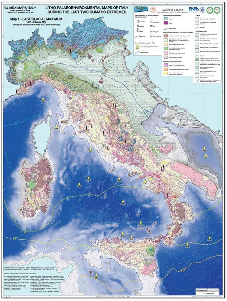 Carta geomorfologica Italiana