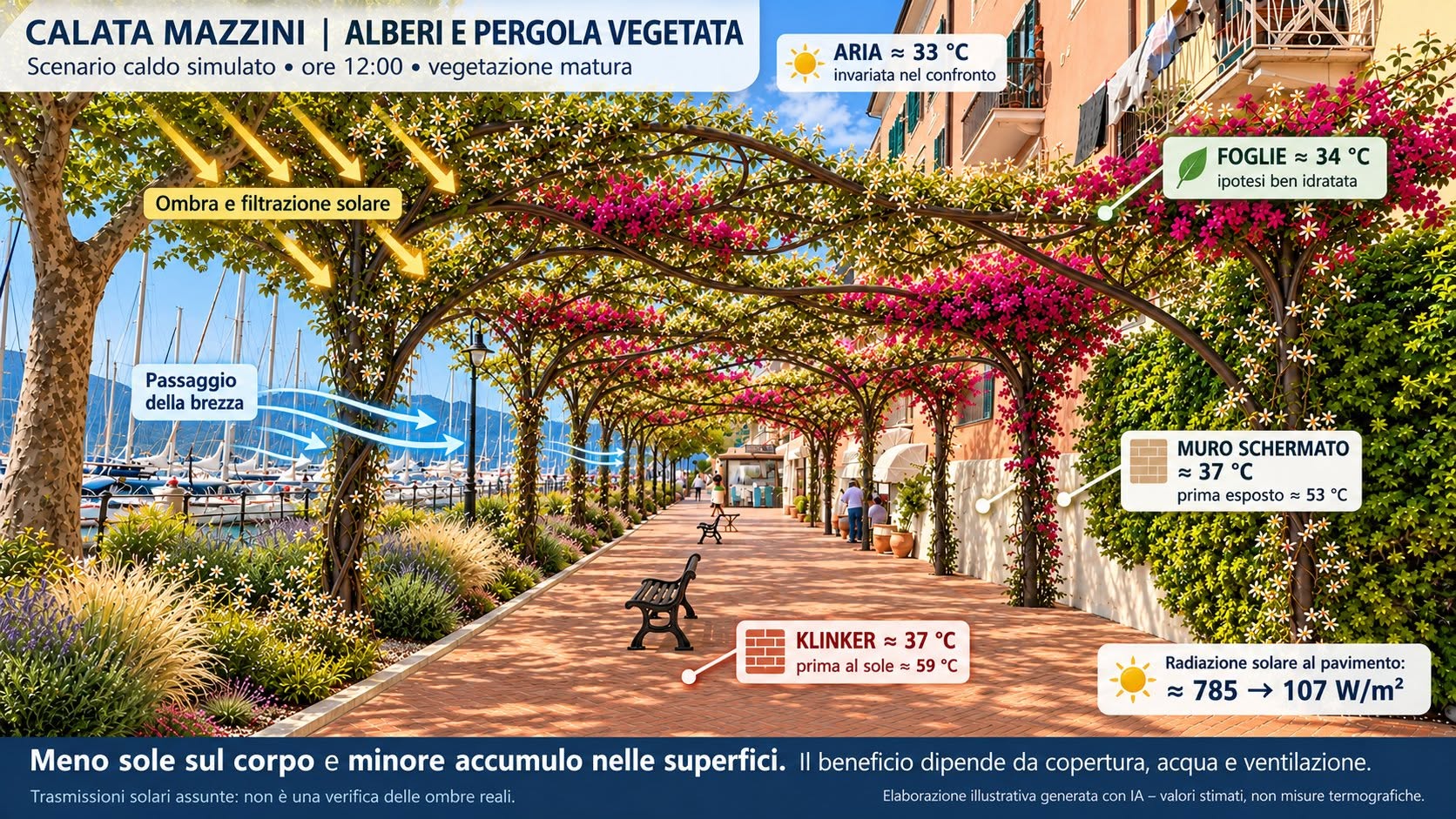 calata mazzini rendering fresco giorno