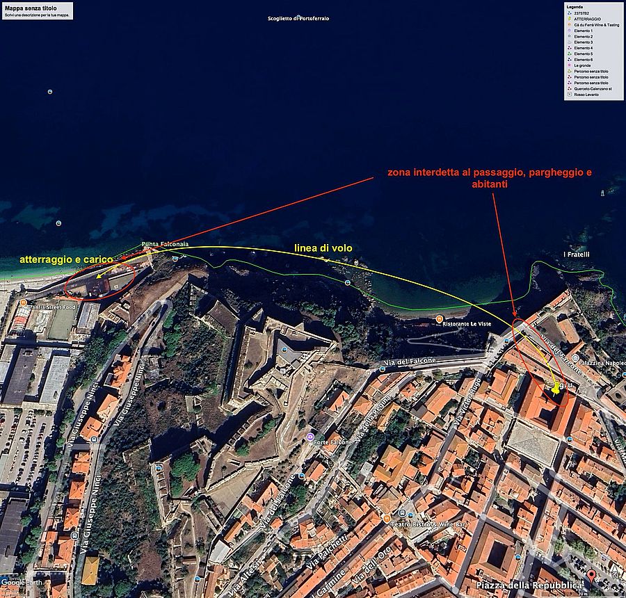 il piano di volo dellelicottero