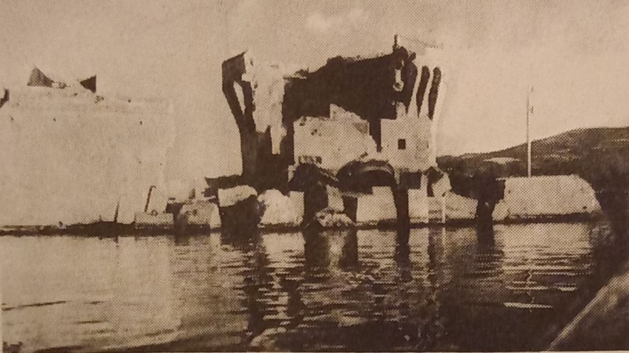 linguella dopo bombardamento