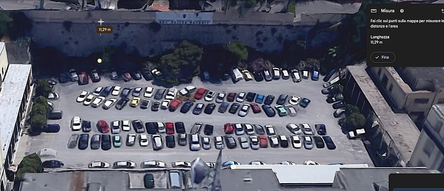 parcheggio ghiaie