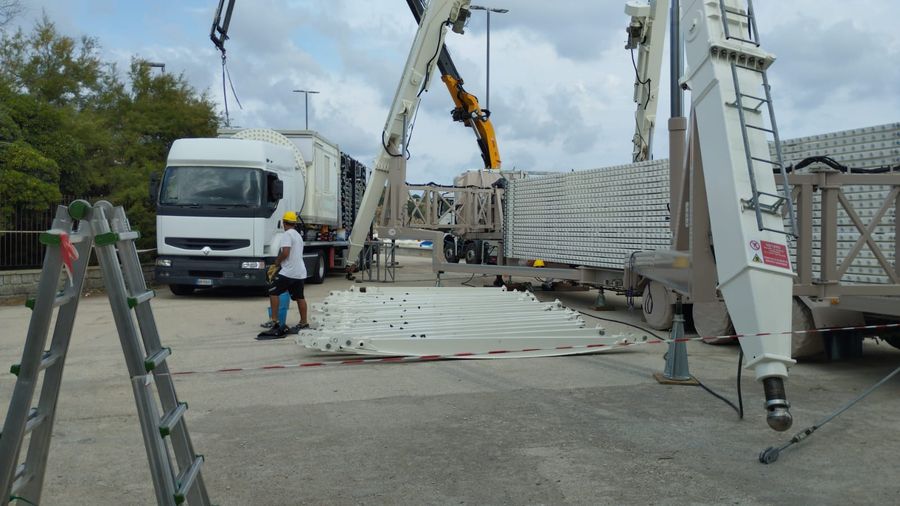 istallazione ruota panoramica ghiaie (1)