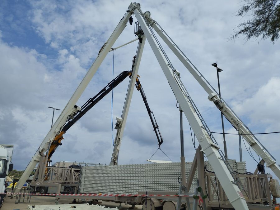 istallazione ruota panoramica ghiaie (4)