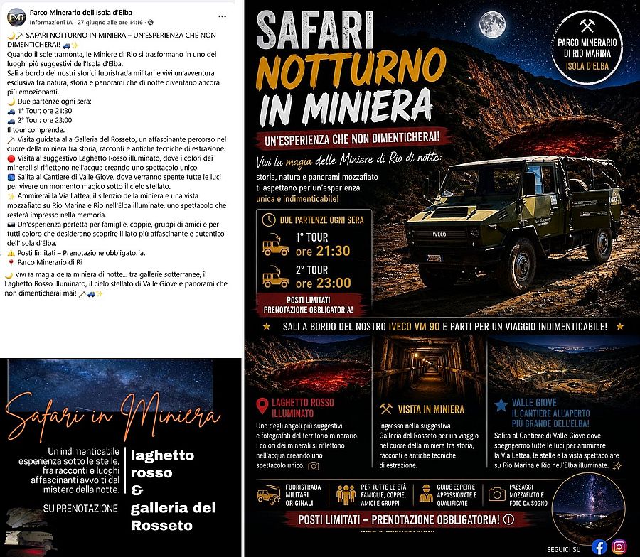 Safari in miniera