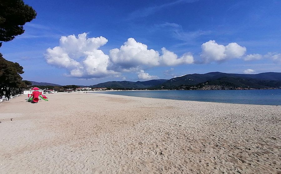 spiaggia di campo vuota