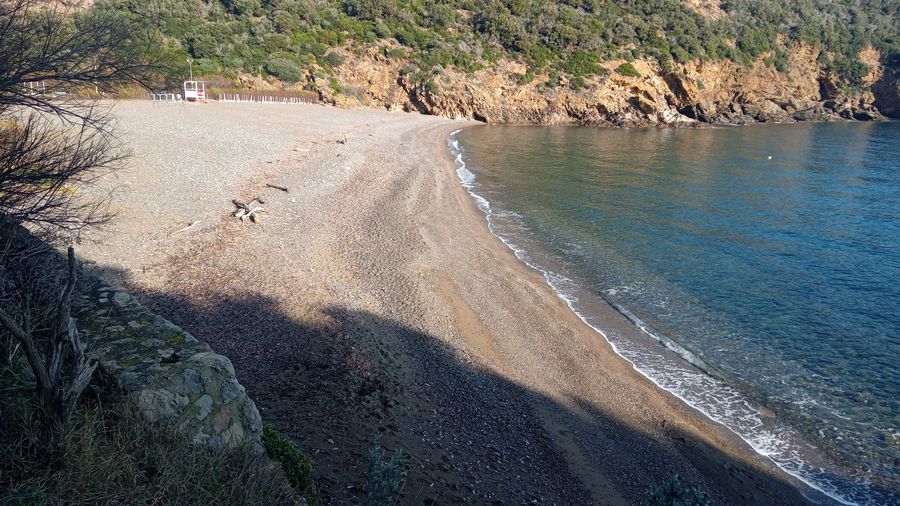 spiaggia di ortano vuota