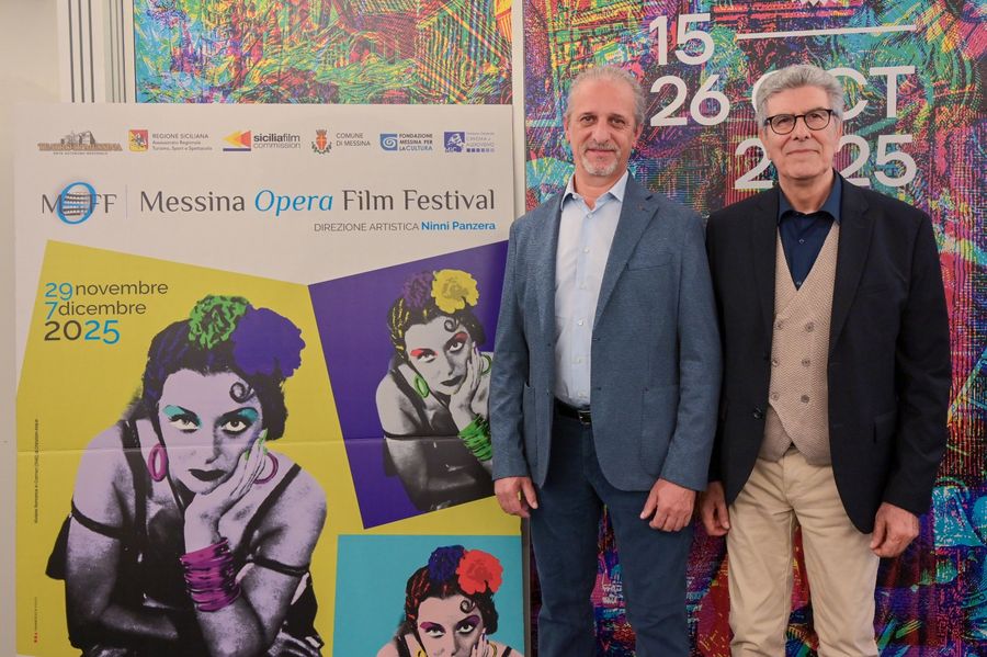 Conferenza stampa   Stefano Muti e Ninni Panzera Dir. Artistico M.O.F.F.