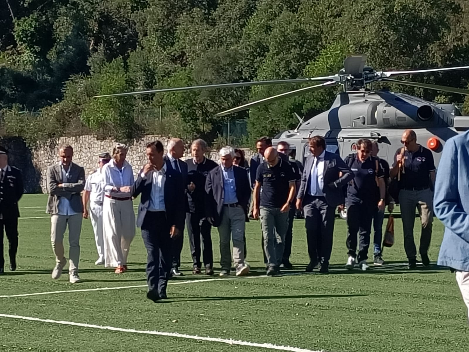 l'arrivo del ministro