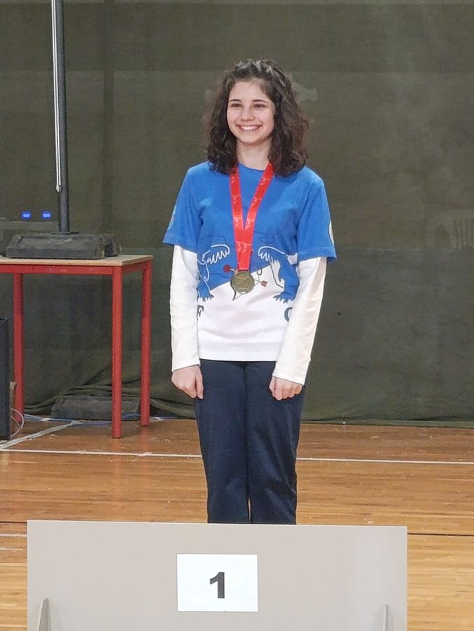 premiazione Alessia ai cr