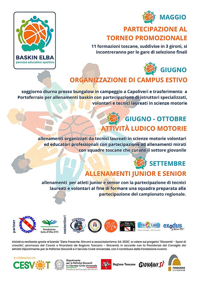 LOCANDINA DEF Baskin Elba percorso educativo sportivo