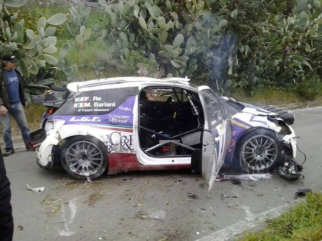 auto rally incidentata